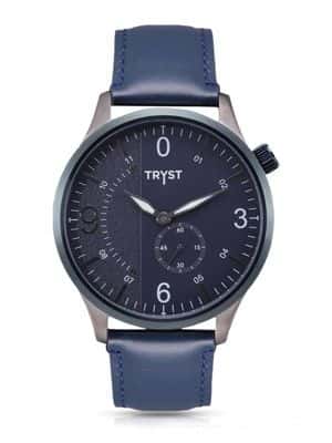 TRYST Manufactured & Serviced by Fossil Men Blue Watch