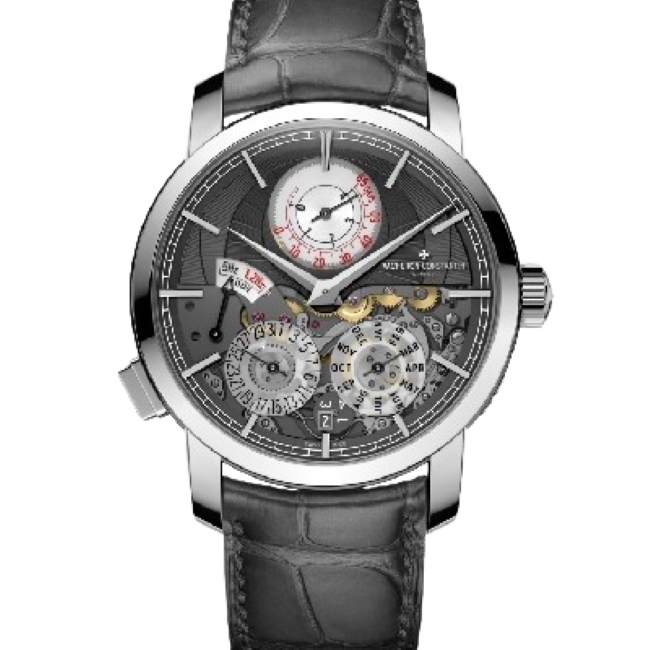 Vacheron Constantin Traditionnelle complete calendar openface 4020T/000G-B655 41 mm White Gold