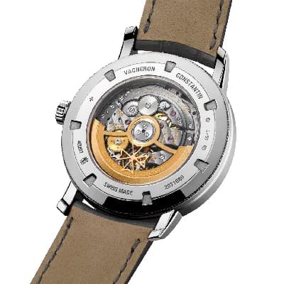Traditionnelle complete calendar openface 4020T/000G-B655 41 mm White Gold