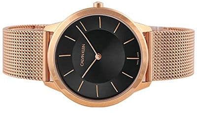 Minimal Men Black Analogue Watch K3M2162Y
