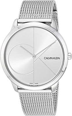 Minimal Men Silver-Toned Analogue Watch K3M2112Z
