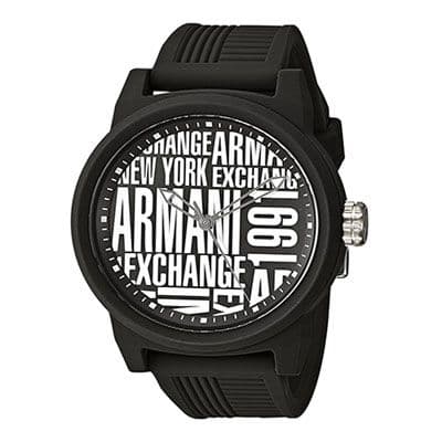 Men Black & White Analogue Watch AX1443