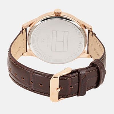 Men Navy Blue Textured Analogue Watch TH1791493W
