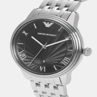 Men Black Analogue Watch AR1614I_OR1