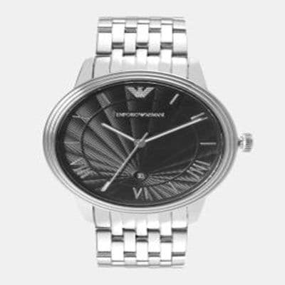 Men Black Analogue Watch AR1614I_OR1