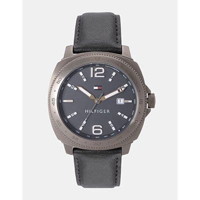 Men Charcoal Grey Analogue Watch TH1791429