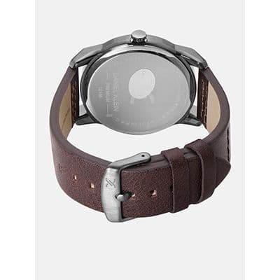 Men Blue & Grey Textured Analogue Watch DK12155-3