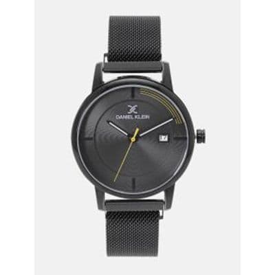 Men Gunmetal-Toned Analogue Watch 12105-6