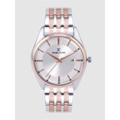 Premium Men Silver-Toned Analogue Watch DK12219-4