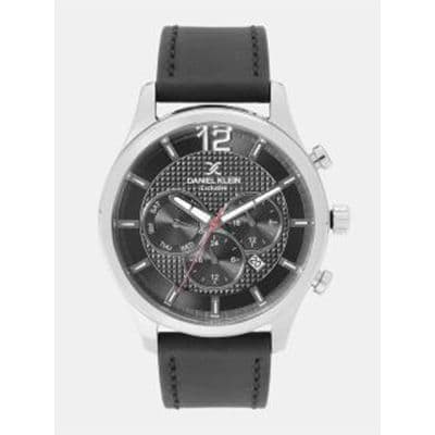 Exclusive Men Black Analogue Watch DK12023-6