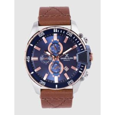 Exclusive Men Navy Blue Analogue Watch DK12169-4