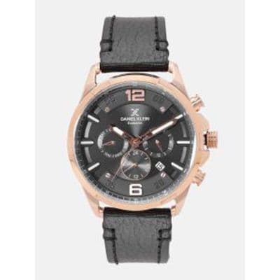 Exclusive Men Black Analogue Watch 12142-2