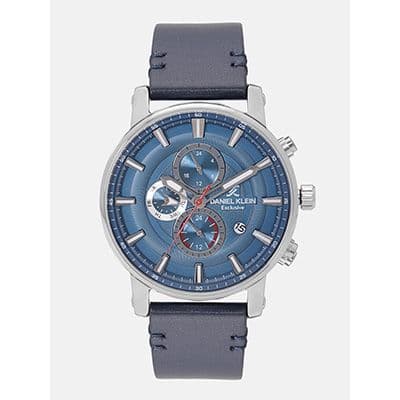 Exclusive Men Blue Analogue Watch DK12103-2