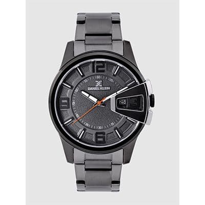 Premium Men Charcoal Grey Analogue Watch DK12231-4