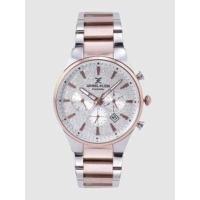 Exclusive Men Silver-Toned Chronograph Watch DK12173-4