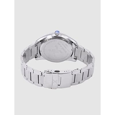 Men Blue Textured Analogue Watch DK12237-5