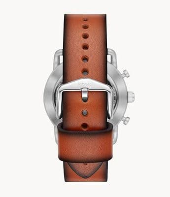 Men Brown & Blue Hybrid Smart Watch FTW1151