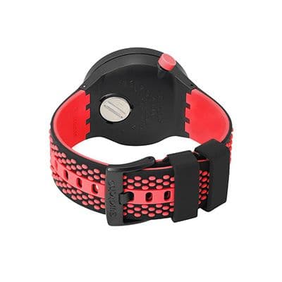 Unisex Black Swiss Made Analogue Watch SO27B101