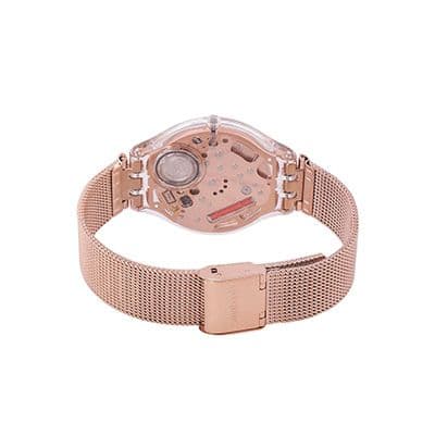 Unisex Rose Gold-Toned Swiss Made Analogue Watch SVOK107M