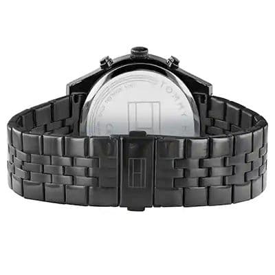 Black Dial Stainless Steel Watch