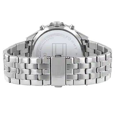 Grey Dial Silver Stainless Steel Strap Watch