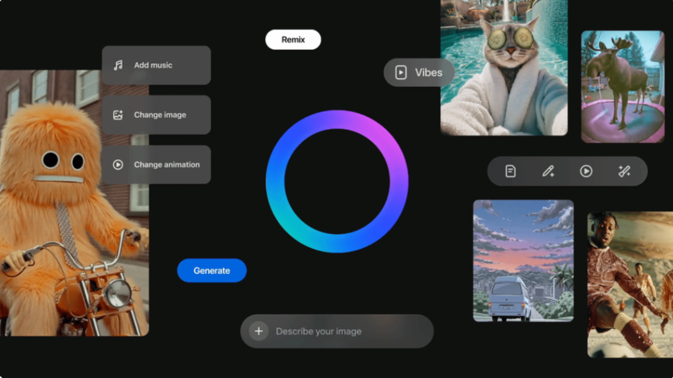 Meta launched Vibes Feed for AI-generated short videos