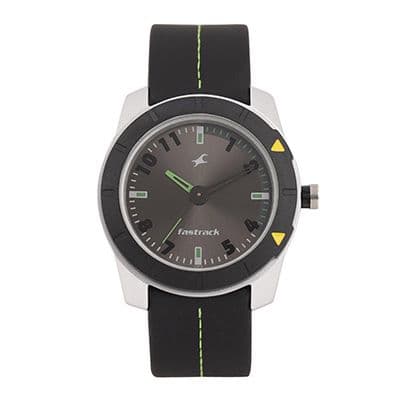 Men Charcoal Grey Analogue Watch NK3015AL02_OR2