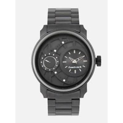 Men Black Analogue Watch NK3147KM01_OR2