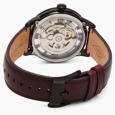 Townsman Automatic Dark Brown Leather Watch