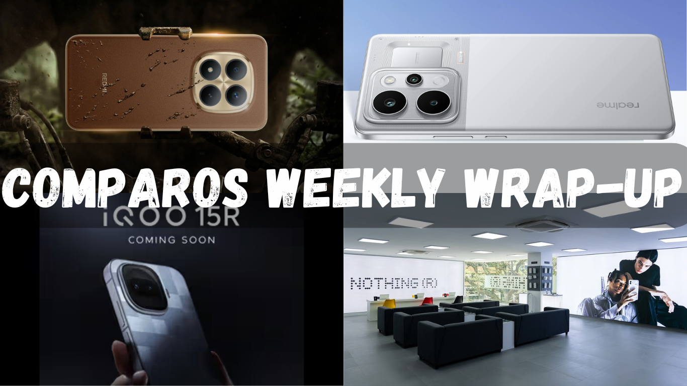 Comparos Weekly Wrap-Up: January 27 - January 31, 2026 - iQOO 15R India Launch, Redmi Note 15 Pro Series, Realme P4 Power, HP HyperX Omen 15, iPhone 18 Pro Camera Leak
