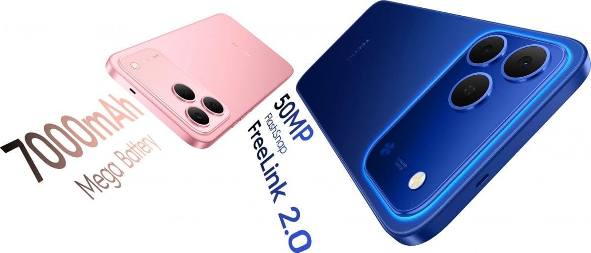 Tecno Spark 50 4G Launches with 7,000mAh Battery and 120Hz Display