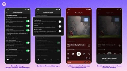 Spotify Rolls Out Global Option to Disable Video Content Across All Platforms