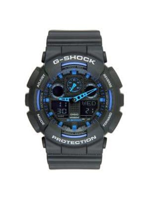 G-Shock Men Black Dial Extra Large-Combination Watch GA-100-1A2DR - G271