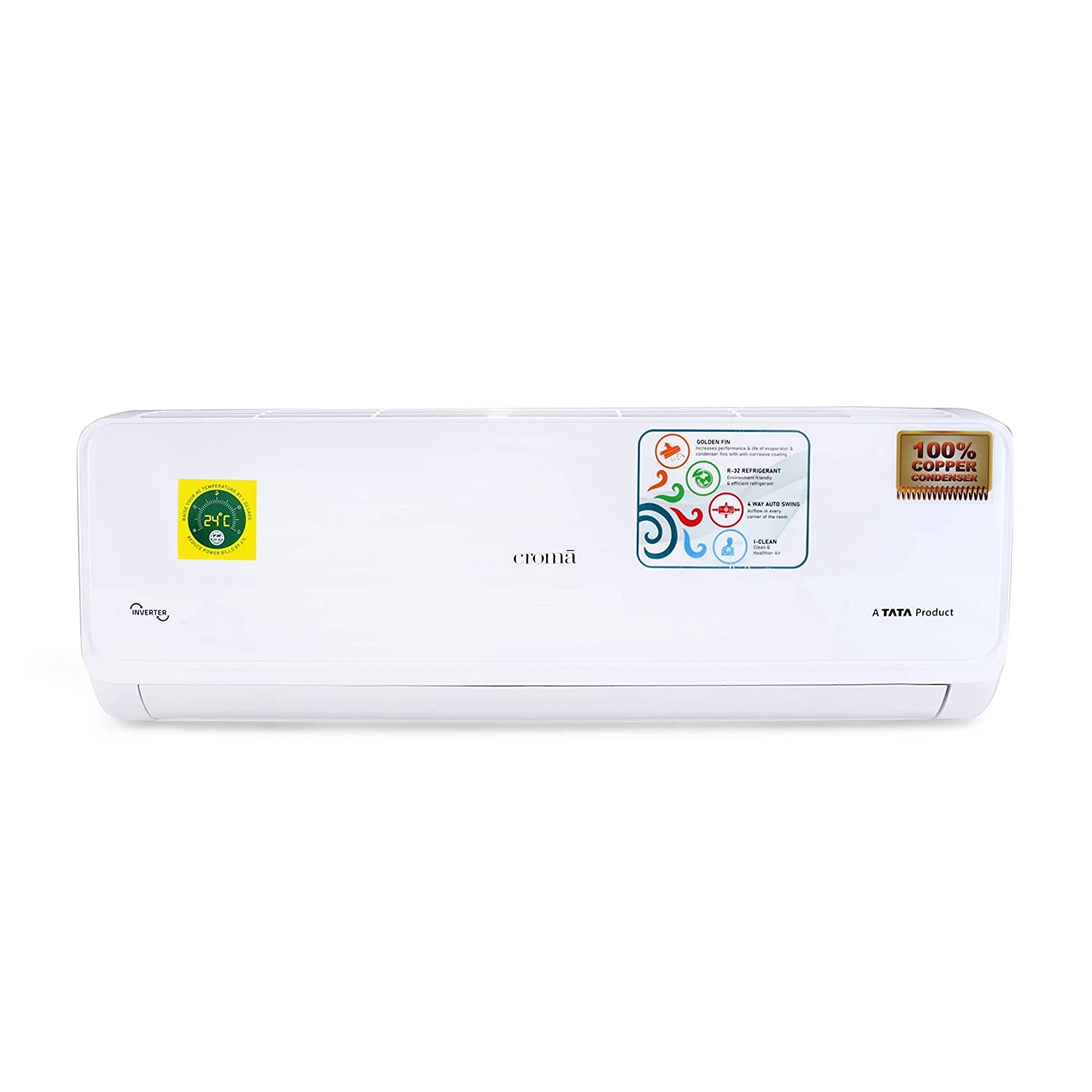 CRAC7886 1 Ton 3 Star Inverter Split AC