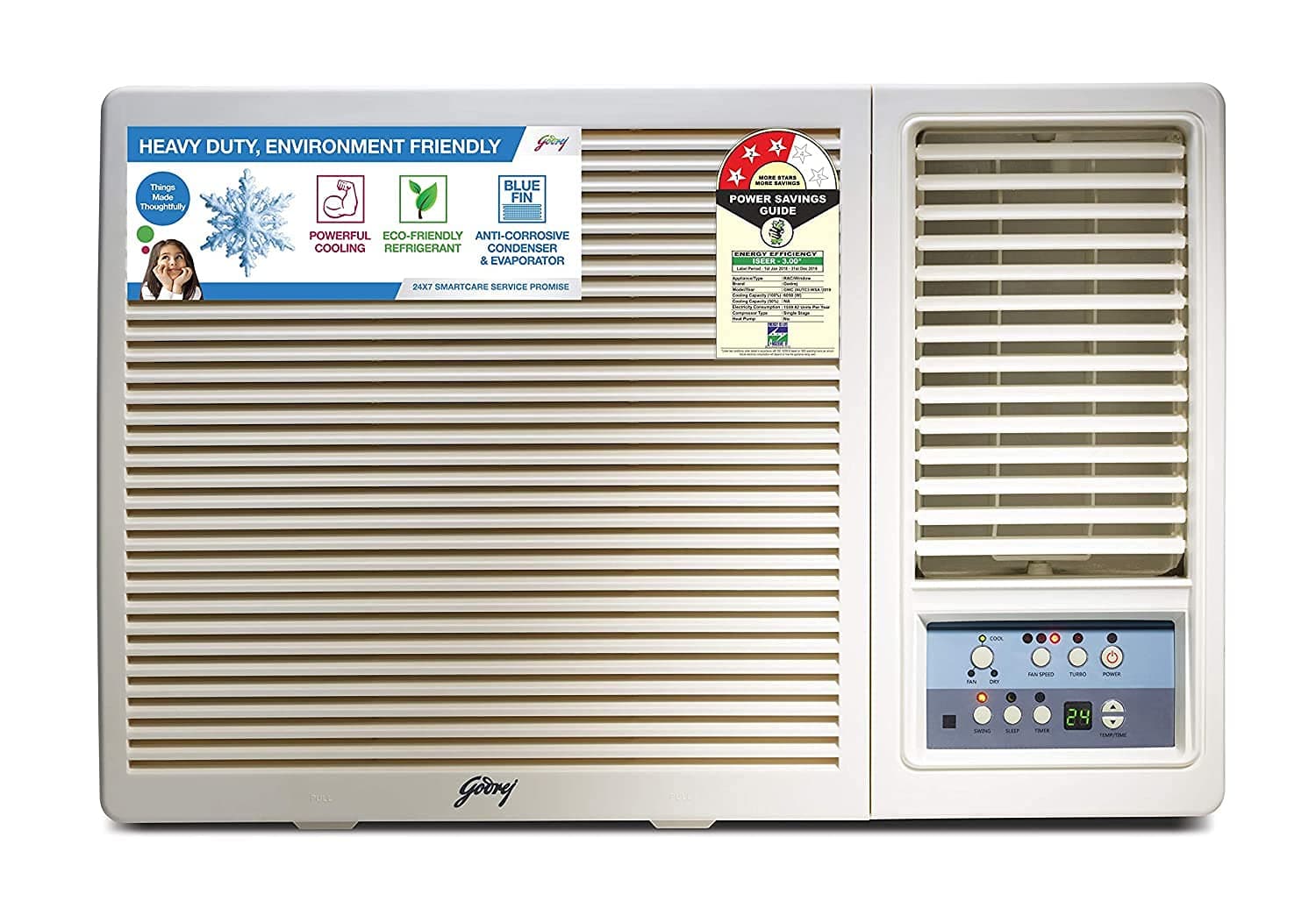 GWC 24 UTC 3 WSA 2 Ton 3 Star Window AC