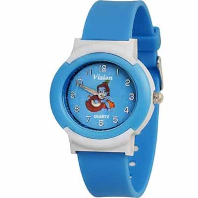 8811-8-2 Little Krishna- Butter Stealing Cartoon Character Watch - For Boys & Girls