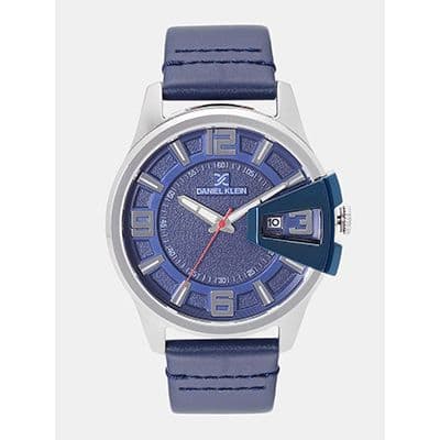 Men Blue Analogue Watch DK12161-6