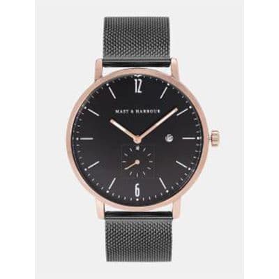 Men Black Analogue Watch MFB-PN-WTH-6266G