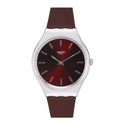 Unisex Burgundy Swiss Analogue Watch SYXS120