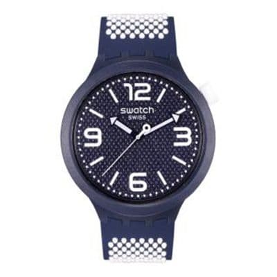 Unisex Navy Blue Swiss Analogue Watch SO27N101