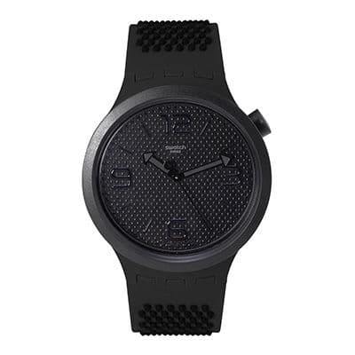 Unisex Black Swiss Made Analogue Watch SO27B100