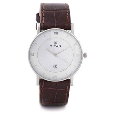 9162SL01 Leather Analog Men's Watch