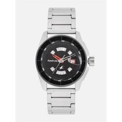 Men Black Analogue Watch NK3089SM03_OR2
