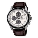 Edifice Men Silver Dial Chronograph Watch EFR-526L-7AVUDF - EX097