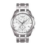 Men Silver-Toned Couturier Chronograph Analogue Watch T0356171103100