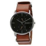 Men Brown Analogue Watch SKW6537_SOR