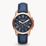 Navy Blue/Navy Blue Chronograph Watch FS4835