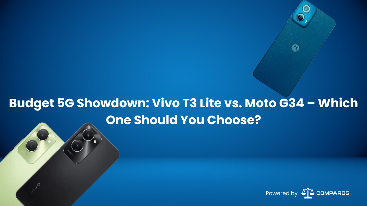 Budget 5G Showdown: Vivo T3 Lite vs. Moto G34 – Which One Should You Choose?