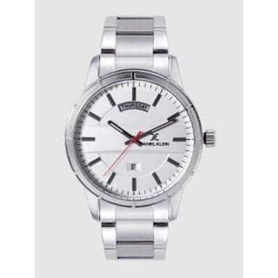 Men Silver-Toned Analogue Watch DK12215-1
