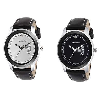 Men Set of 2 Analogue Watches